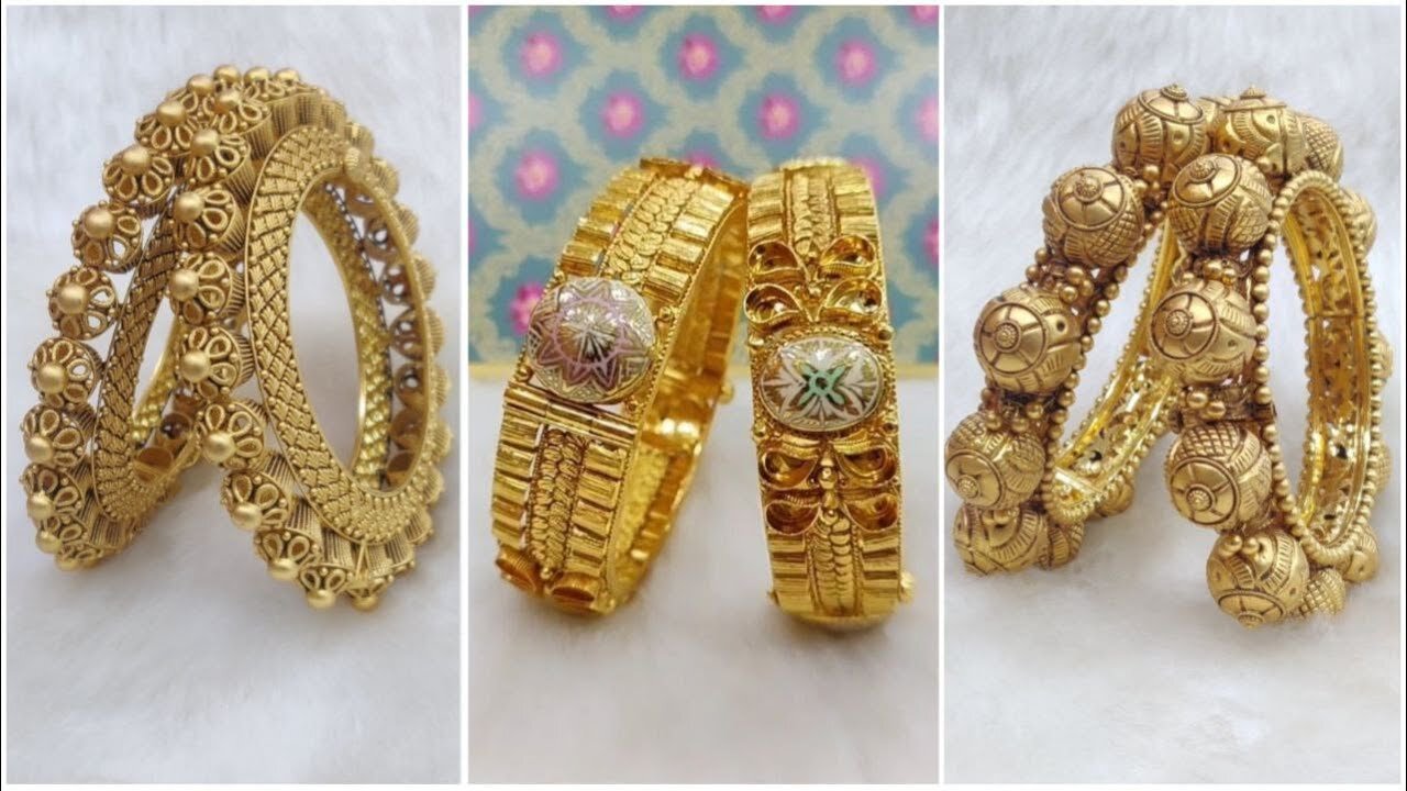 Antique Brass Bangles Designs!! daily wear artificial Bangle