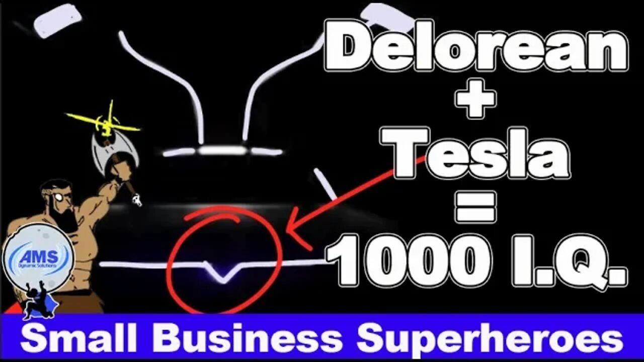 DeLorean's New EV!! DMC Licensing Tesla Powertrain?? Delorean + Tesla = 1000 IQ Move!