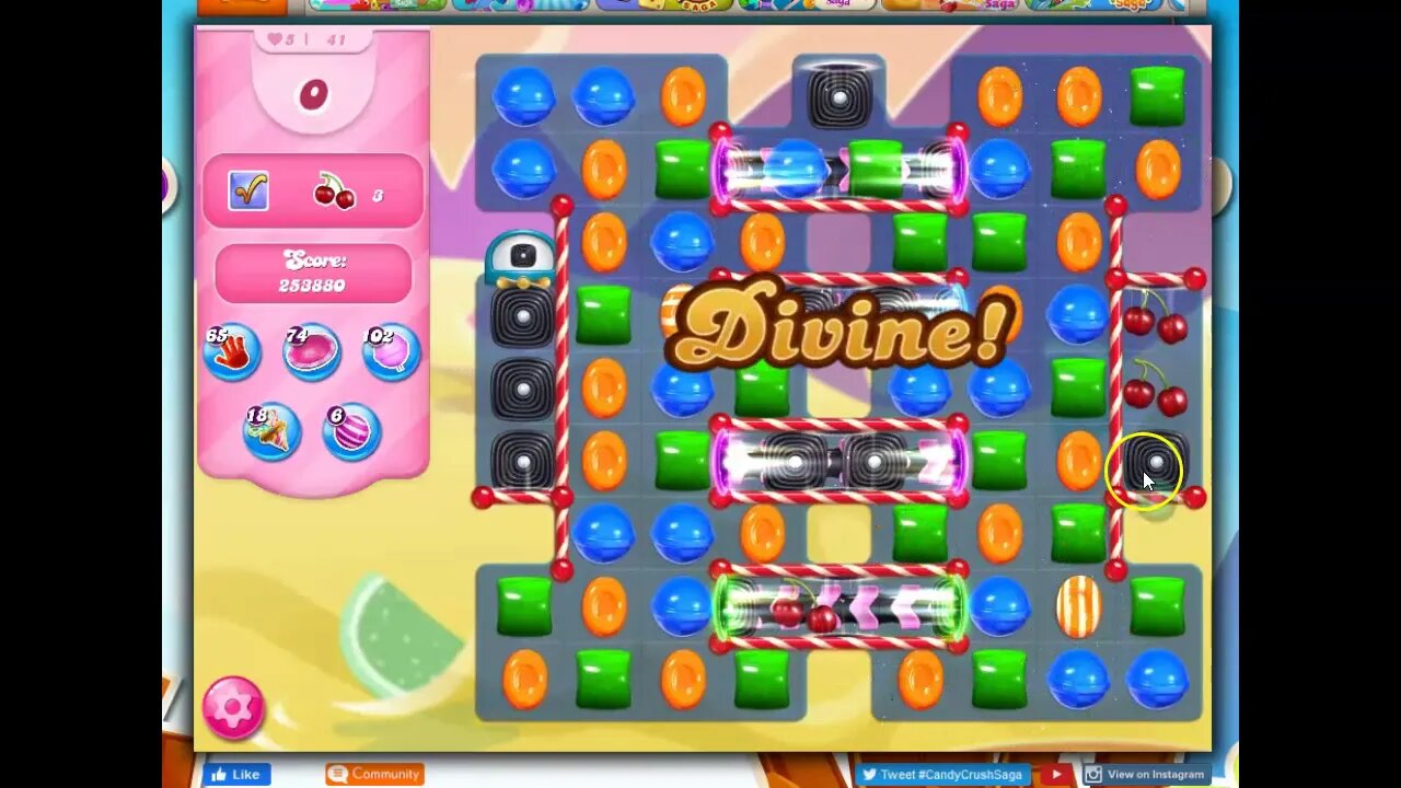 Winter Festival Level 41 Audio Talkthrough for Candy Crush