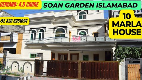 10 Marla Fancy Home in Soan Garden, Islamabad Price 3.4 Crore