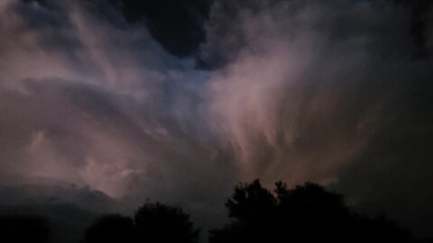 Lightning Storm in Texas at Sundown (1)