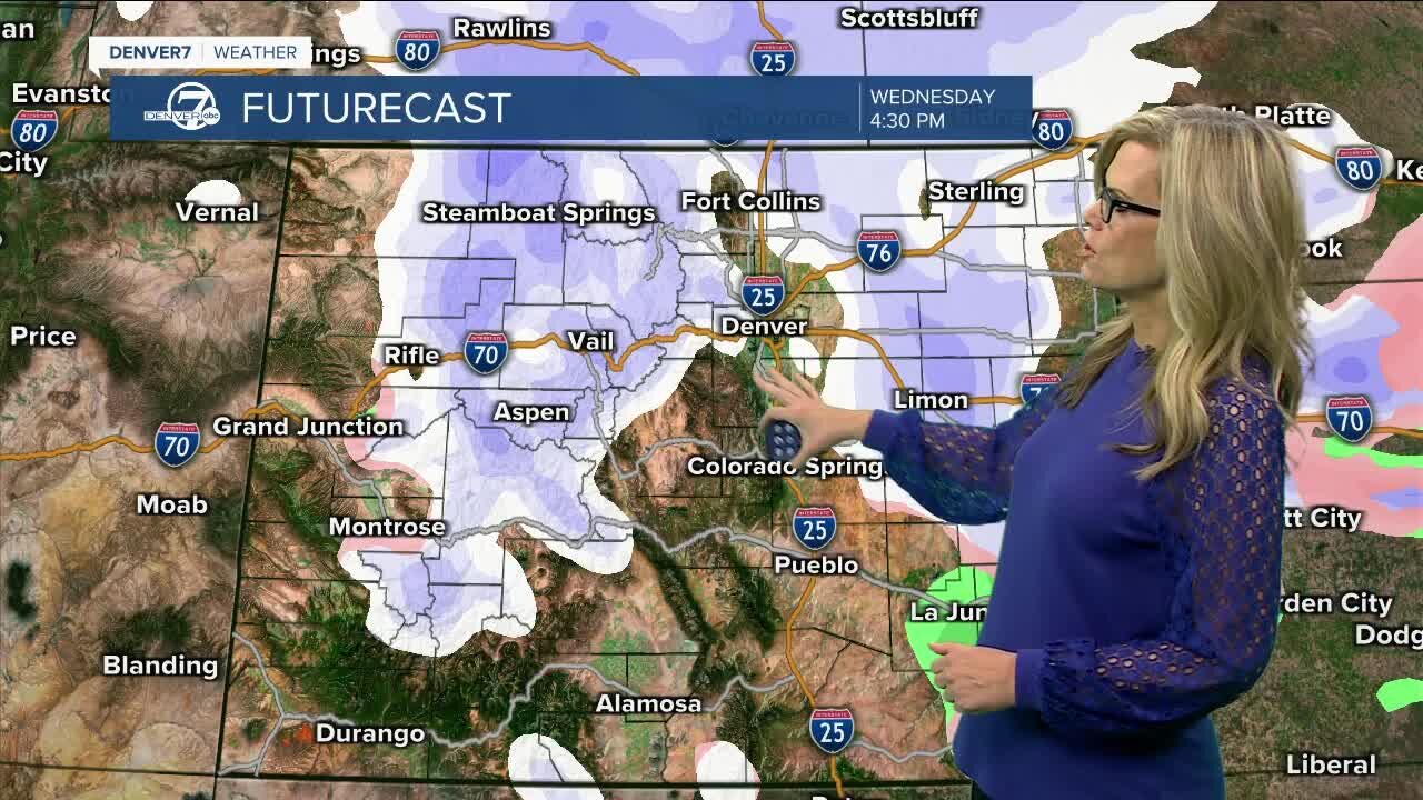 Temps in the 50s before our next chance for snow