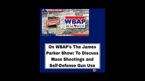 Dr. John Lott appeared on The James Parker Show