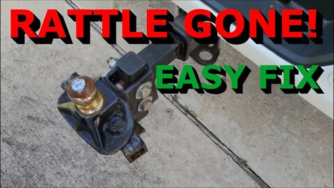 Stop Receiver Hitch Rattle | Fast and Easy Fix | Travel Trailer Hacks