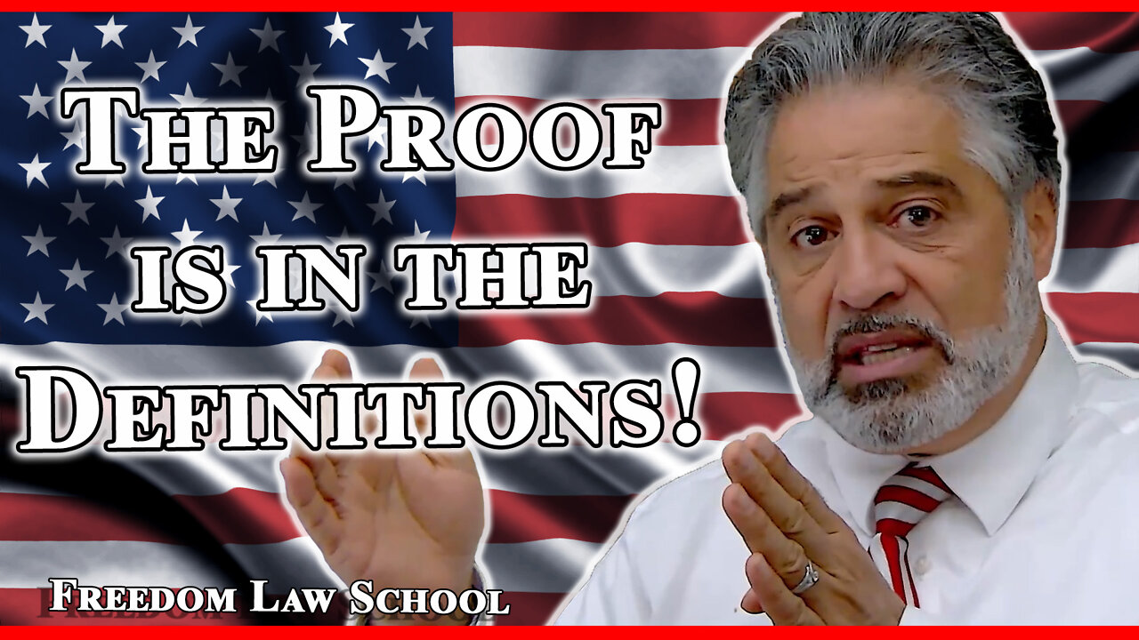 Many SPECIFIC definitions of the term United States prove income tax does NOT apply to YOU! (Short)