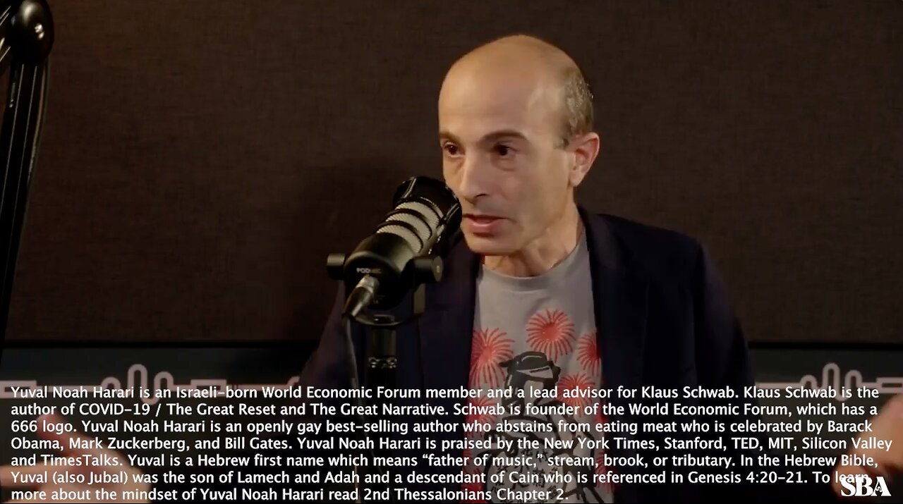 Yuval Noah Harari | "Christians Say They Have a Recipe for a Kingdom On Earth. Then They Gain Power...and You Get The Inquisition." + "Global Governance," "Eliminating Privacy Completely," "Giving People Eternal Life.&qu