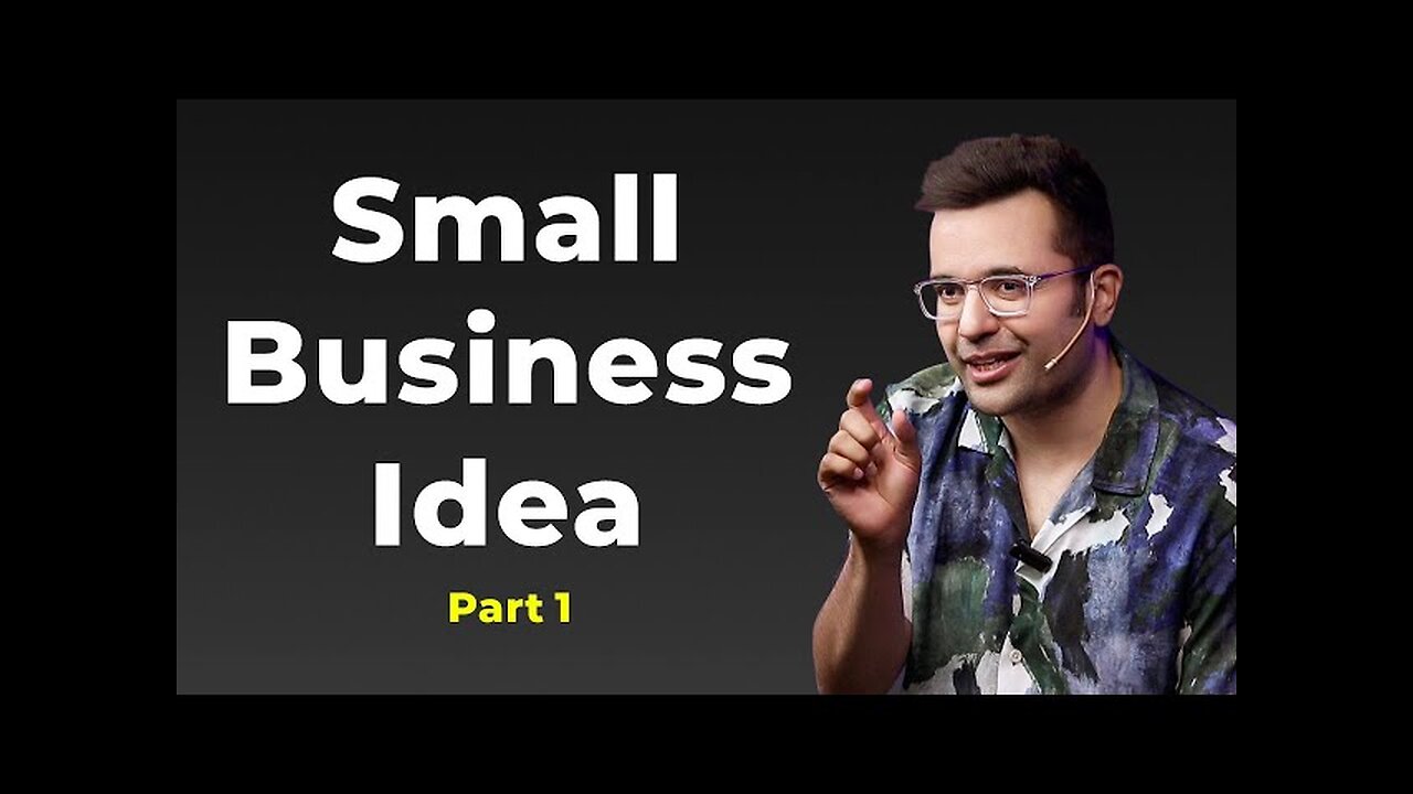 Small Business Idea - Part 1