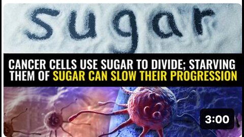 Cancer cells use sugar to divide; starving them of sugar can slow their progression