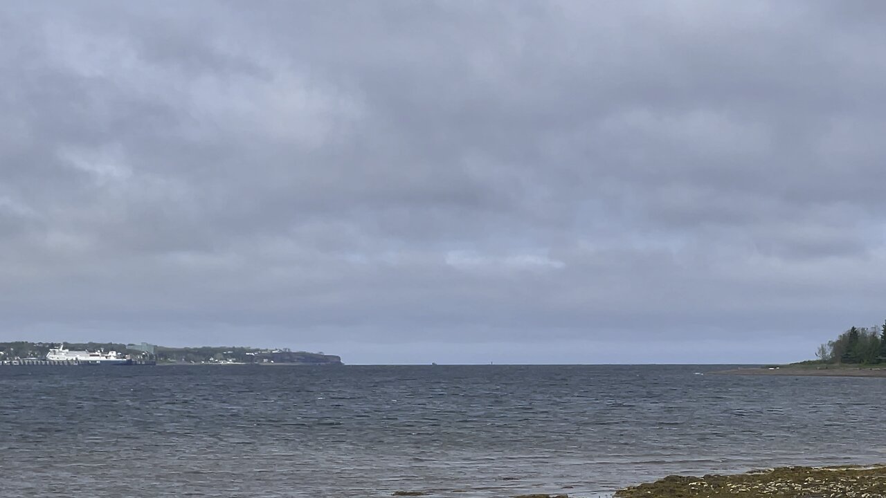 North Sydney Harbour From Pt Edward In Cape Breton Island