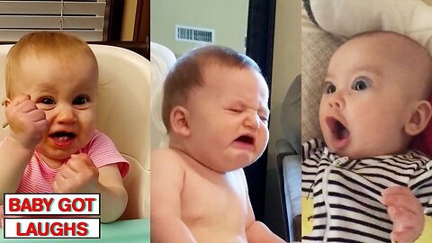 Don't Laugh let me tell you somting !!! Memorable Baby Fall Situations Funny || Just Funniest