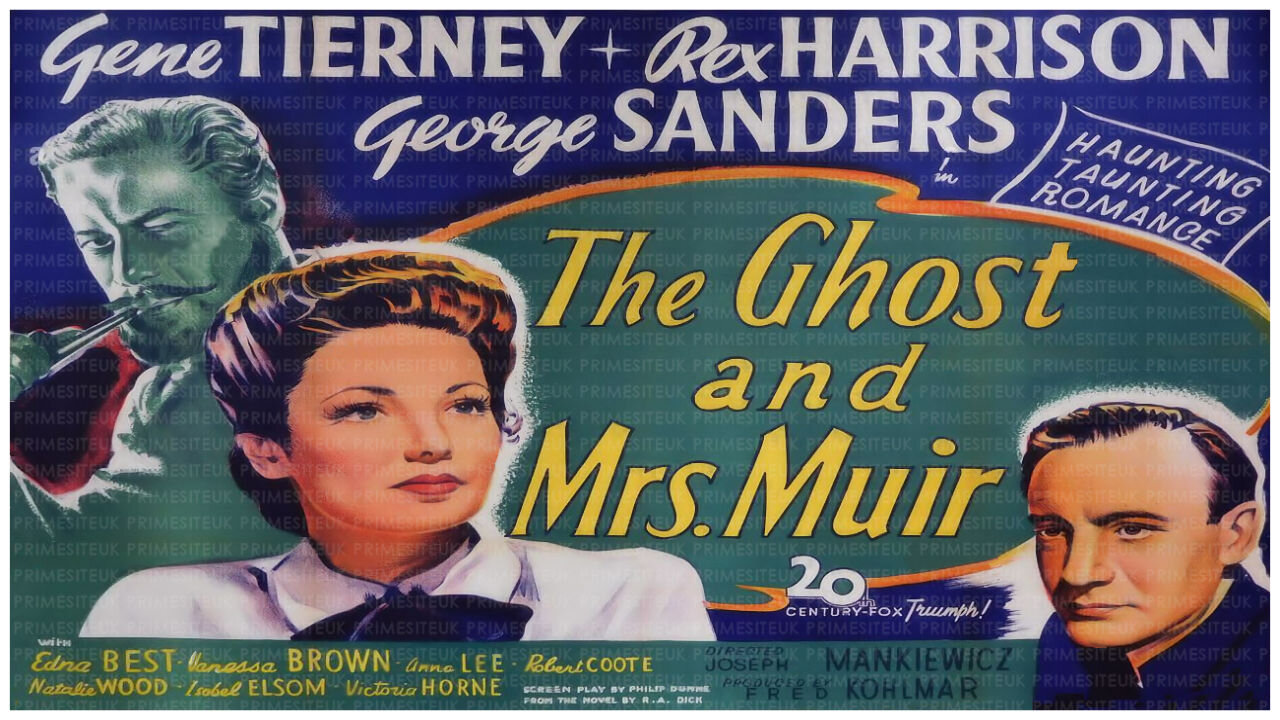 🎥 The Ghost and Mrs Muir - 1947 - Gene Tierney - 🎥 FULL MOVIE