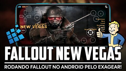 RODANDO FALLOUT NEW VEGAS NO SEU ANDROID PELO EXAGEAR | Exagear Windows Emulator