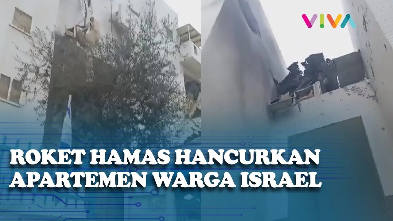 Iron Dome Kebobolan Lagi! Roket Hamas Hantam Apartemen di Israel