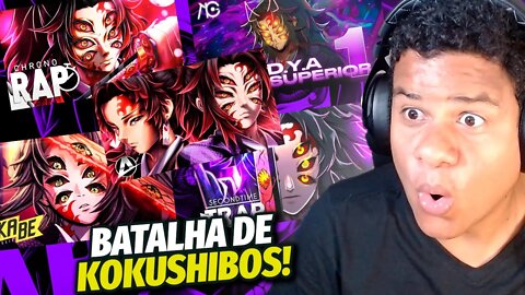 BATALHA #08 - KOKUSHIBO - SECOND TIMES + CHRONO + D.Y.A + OKABE + ANIRAP | React Anime Pro