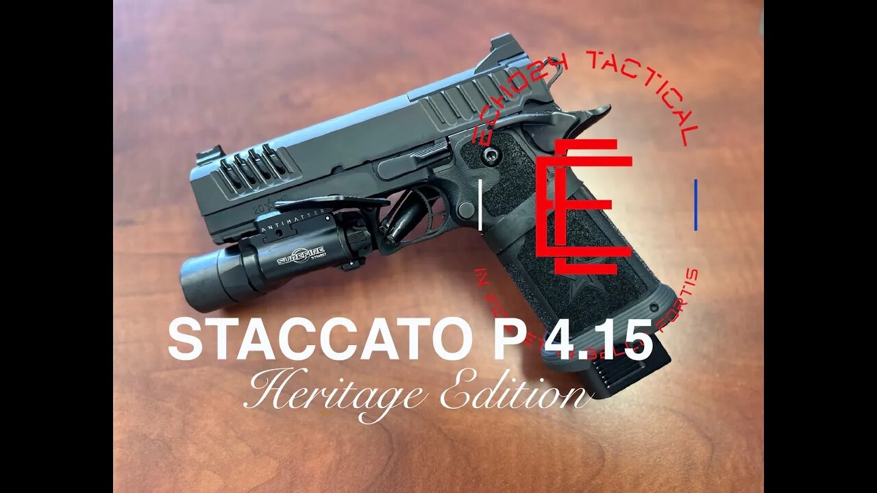 STACCATO P 4.15 Heritage Edition. FIRST SHOTS.... WOW!!