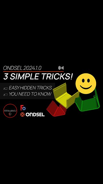 💥 3 SIMPLE Tricks You Need To Know When Using Ondsel - FreeCAD Tutorial - FreeCAD Sketcher | #Shorts