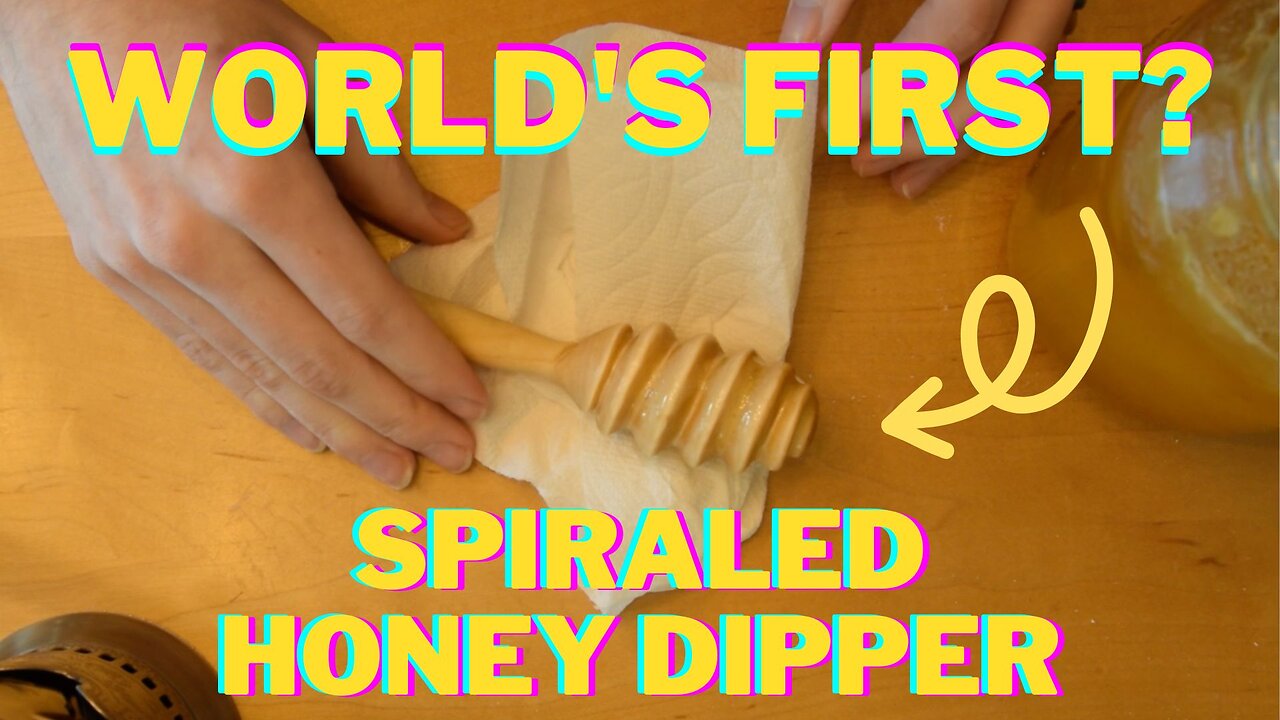 I Made the World's First? Spiraled Honey Dipper