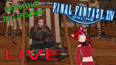 (VTUBER) Coast Chan Month Day 29 - FFXIV Online fun - ReiTuskino Joining Later