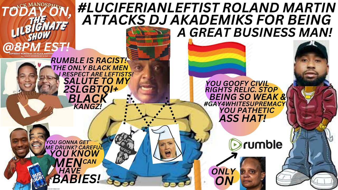 #LUCIFERIANLEFTIST @rolandsmartin ATTACKS @DJAkademiksTV2 4 BEING A GREAT BUSINESS MAN!