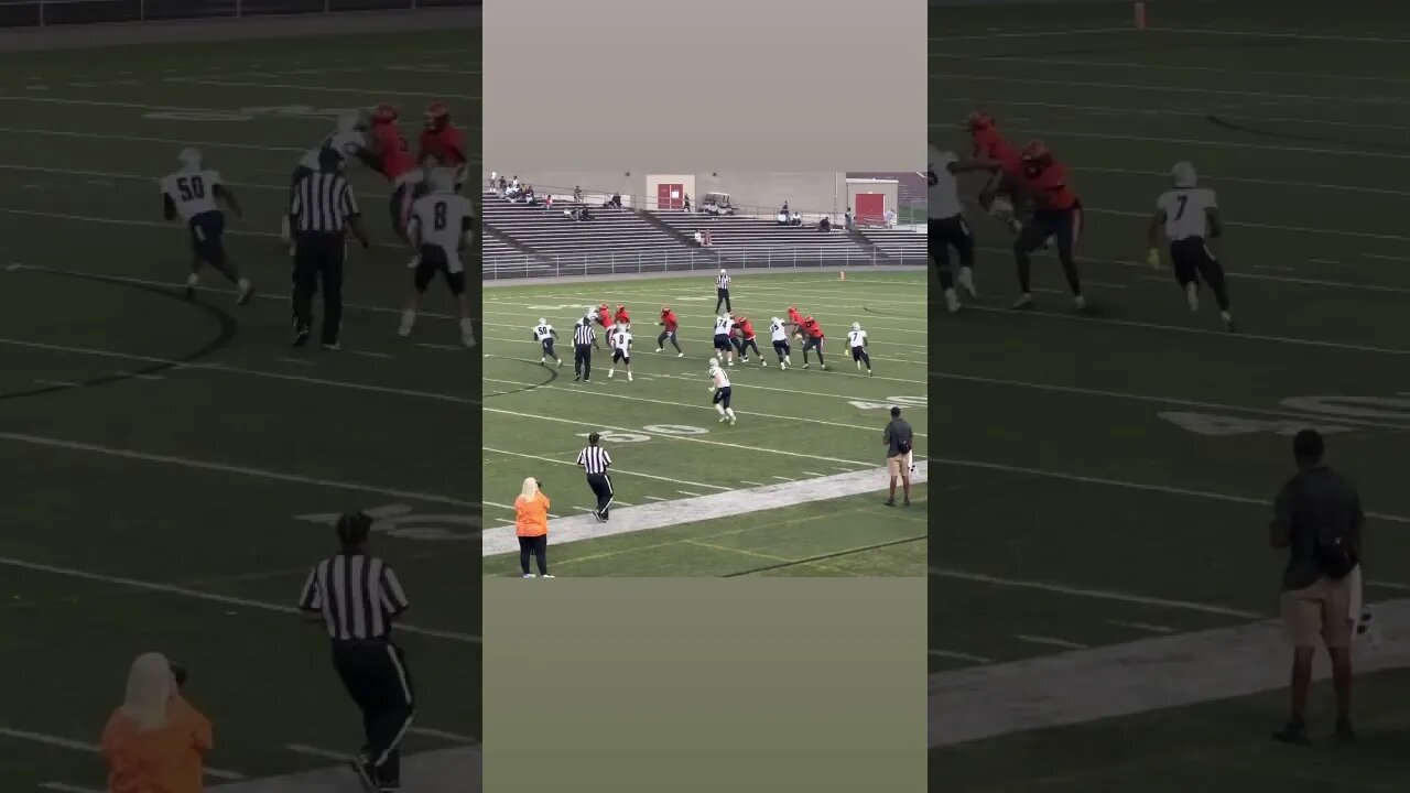 HERITAGE Vs APPOMATTOX QB #8 AYDEN SLASH pass to WR #13 CHRISTOPHER REED🔥#fypシ #americanfootball