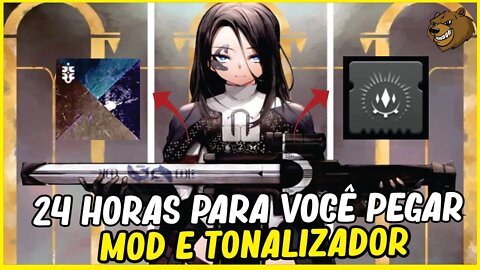 DESTINY 2 │ VOCÊ TEM 24 HORAS PARA PEGAR MOD IMPORTANTE!