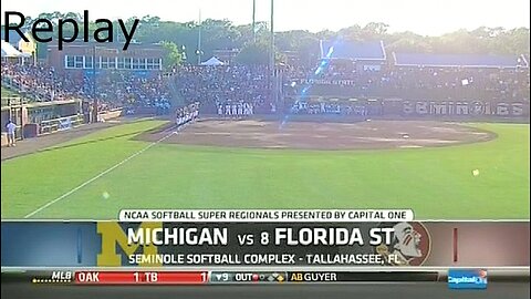 2014 Softball - Tallahassee (FL) Super Regional - Game 1 (Replay)