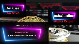 BITCOIN X MÉDIA DE 7 SEMANAS - QUEM VENCE ESTA GUERRA? - 14/02/2022