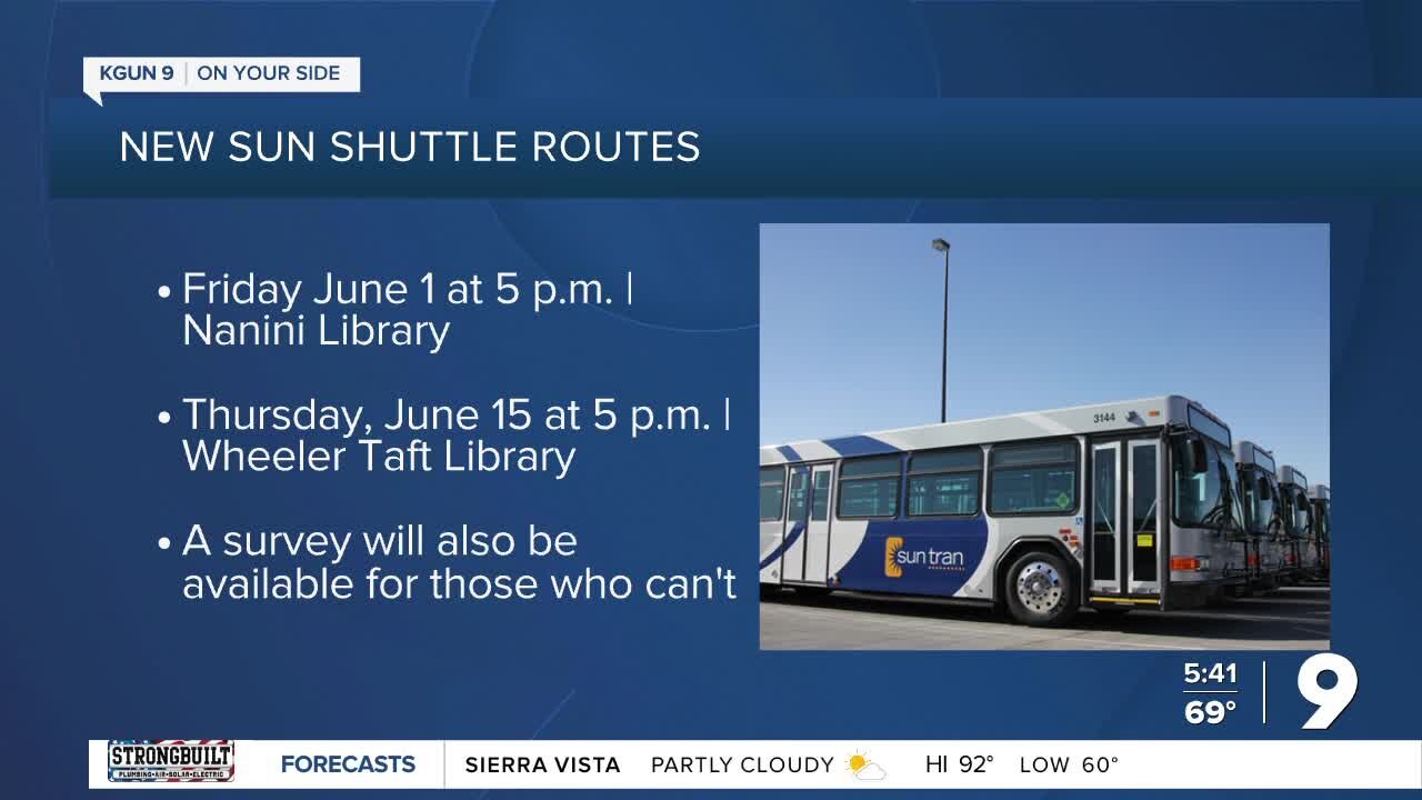 RTA seeking public input on new Sun Shuttle routes