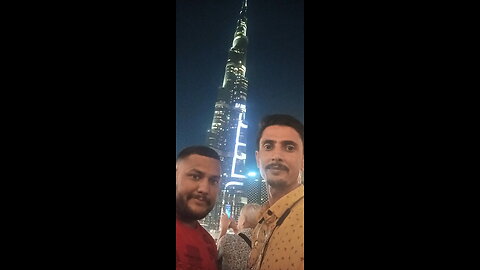 Fountain dance at Burj Khalifa Dubai mall