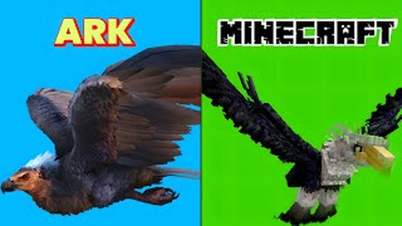 I played Ark, But on Minecraft.