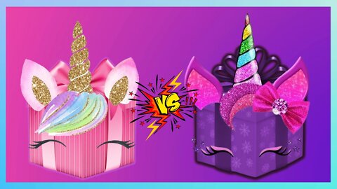 Escolha seu Presente 🎁 Rosa ou Roxo 💝l💜 Choose Your Gift Pink or Purple l Elige tu Regalo