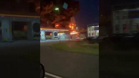 Bill Gates Foundation supermarket in the Netherlands caught on fire!