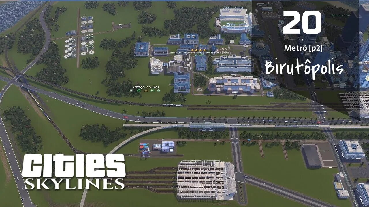 Cities: Skylines - Birutópolis [Ep20] Metrô [parte 2]