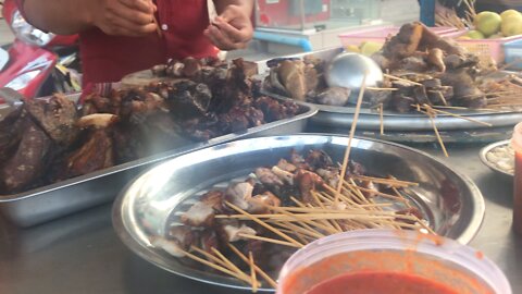 Burma Meat on a stick!