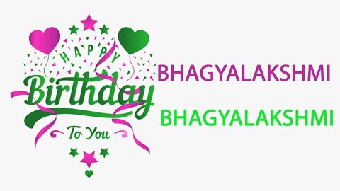 Happy Birthday to Bhagyalakshmi - Hindi Birthday Wish From Birthday Bash