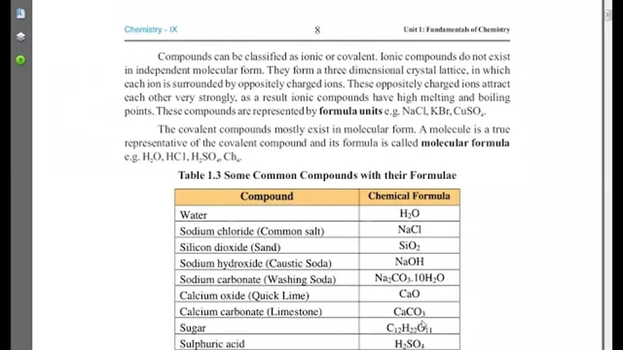 8th Chem Compound and Mixture