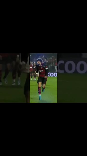 Jogador mais debochado do Brasil/ Gabigol fez gol e imitou Reinaldo do São Paulo.