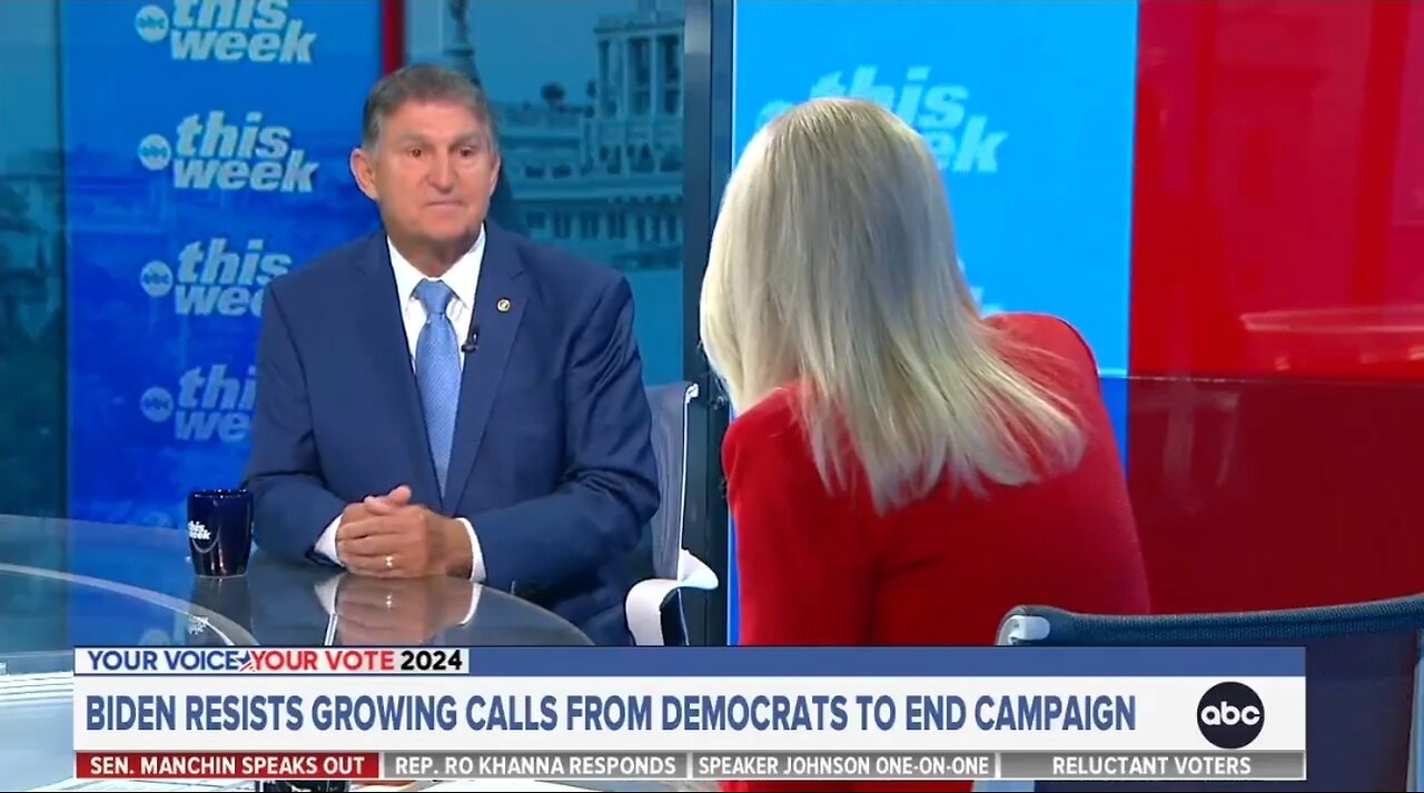 Sen Joe Manchin: Dems Need An Open Process If Biden Steps Down