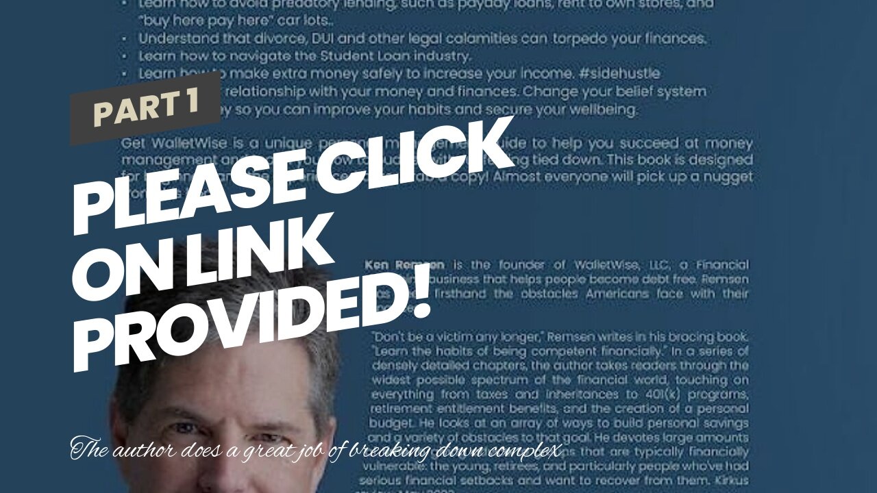 Please click on link provided! Personal Finance QuickStart Guide: The Simplified Beginner’s Gui...