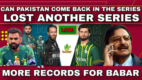 🔴LIVE| PAK VS NZ | Can Pakistan Come Back In The Series | More Records For Babar | The CricEdge Live