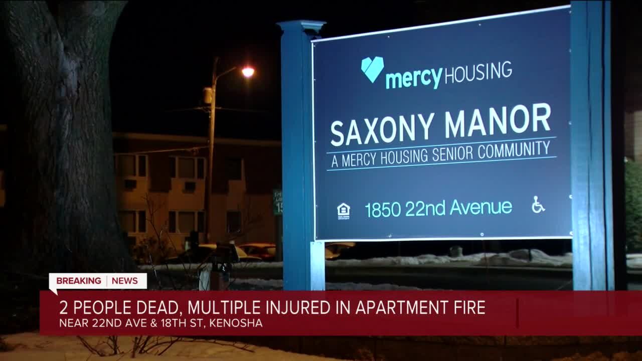 2 killed, multiple injured in Kenosha apartment fire