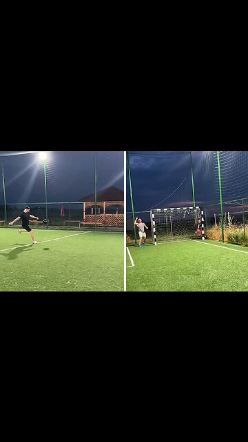 Buddies Hilariously Relocate Goal To Give Their Friend A Shot At Scoring