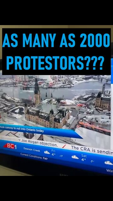YOUR #CRIMINALMEDIA AT WORK!! 2000 PROTESTORS?