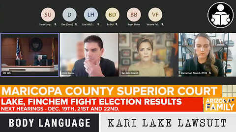 Body Language - Kari Lake's Election Lawsuit