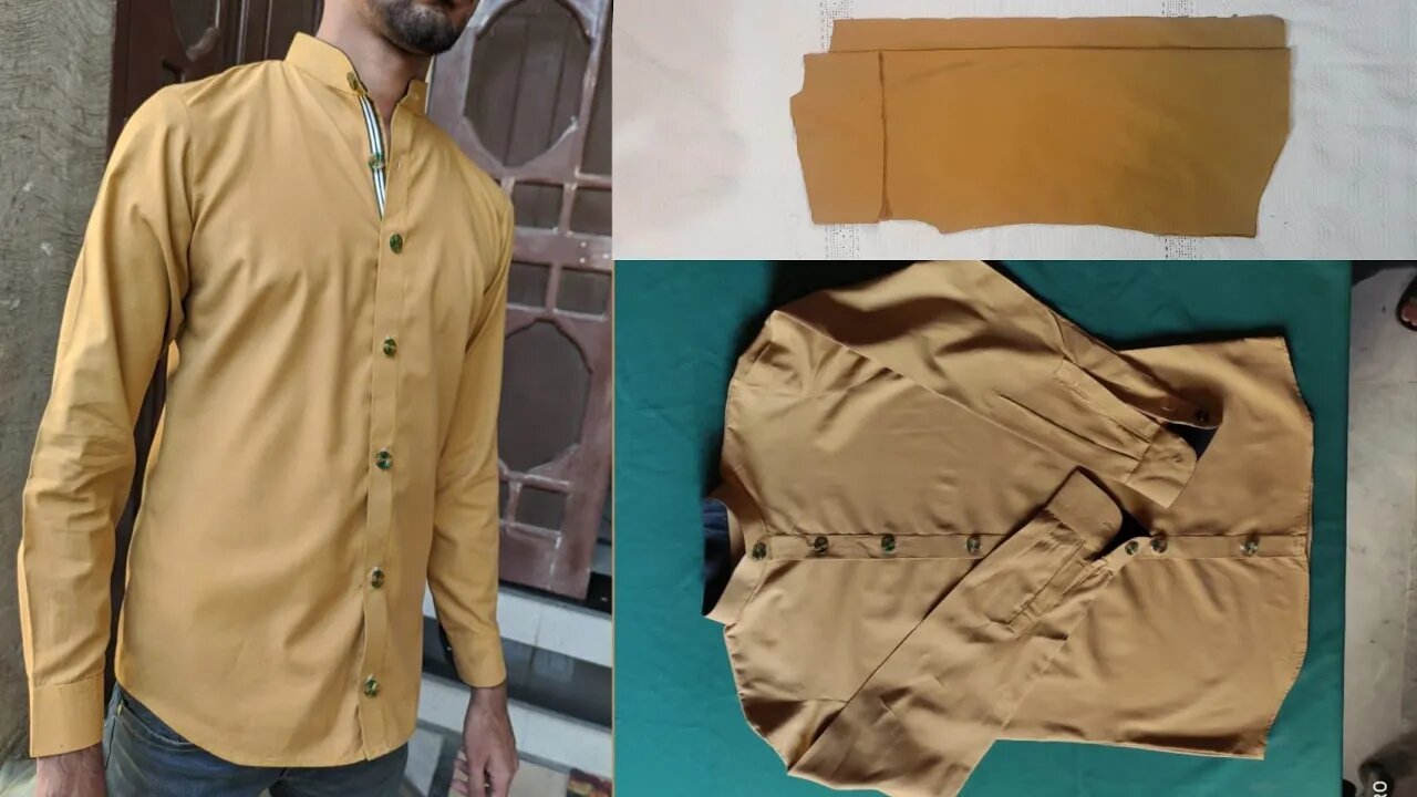 Male Shirts cutting and stitching