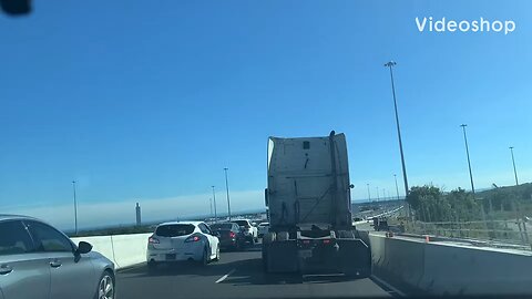 Driving Ontario highway Timelapse