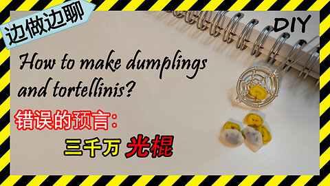 第17期 手工：饺子和馄饨；Issue 17: polymer clay crafting: dumpling and tortellini||聊天：荒谬的三千万光棍