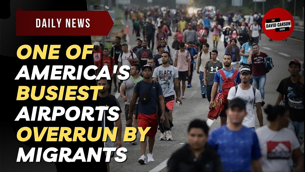 One of America's Busiest Airports Overrun By Migrants