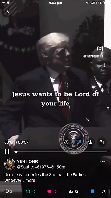 Trump : Jesus