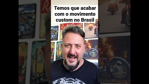 Vamos acabar com as Motos Custom, venda a sua Hoje mesmo